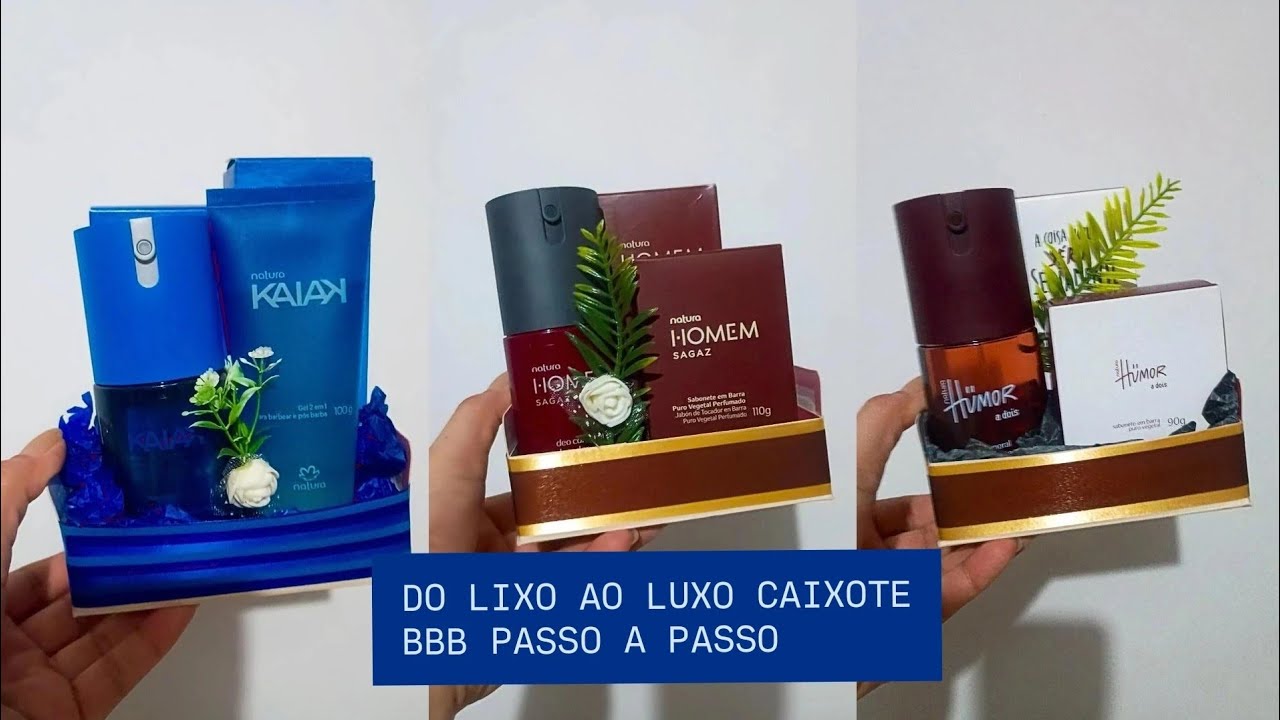 DO LIXO AO LUXO CAIXOTE BBB INSPIRAÇÃO PARA DIA DOS PAIS 25