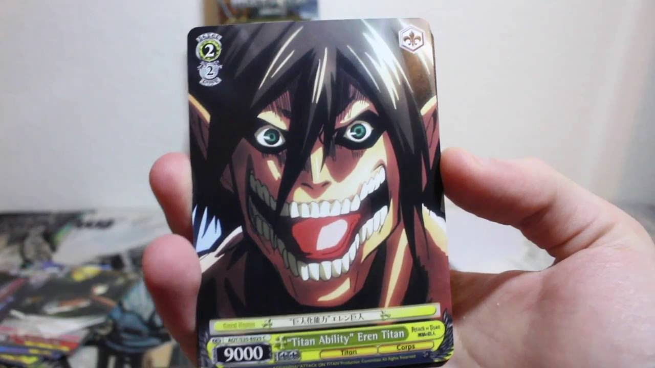 Weiss Schwarz: Attack on Titan Booster Box Opening #1