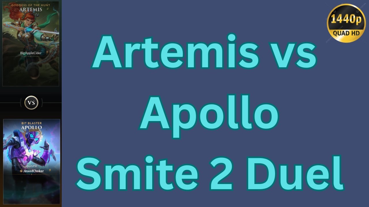 Artemis vs Apollo Duel. Smite 2
