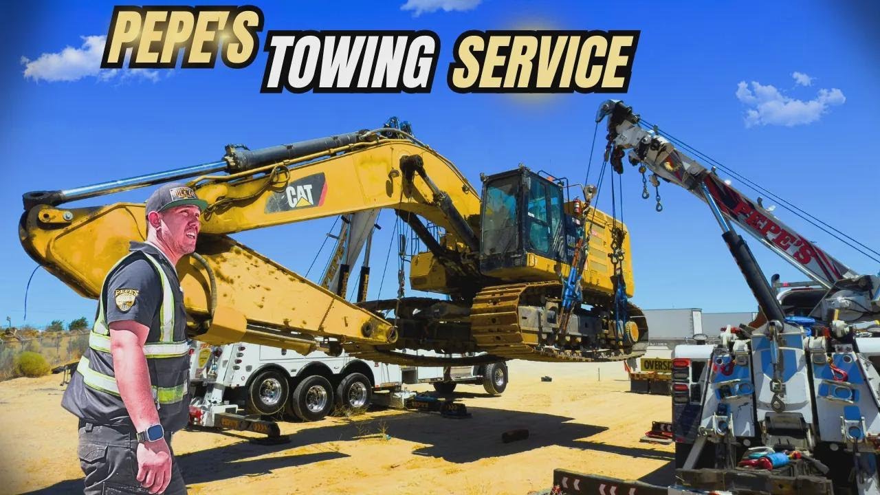 Unser SCHWERSTER Lift aller Zeiten – einen 69 Tonnen CAT Bagger heben
