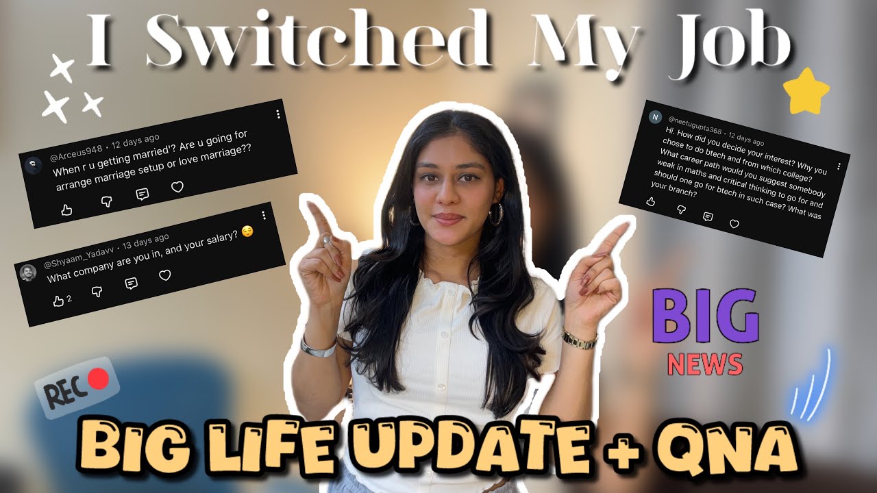 I Switched to New Company 👩🏼‍💻 | Major Life Update + QnA