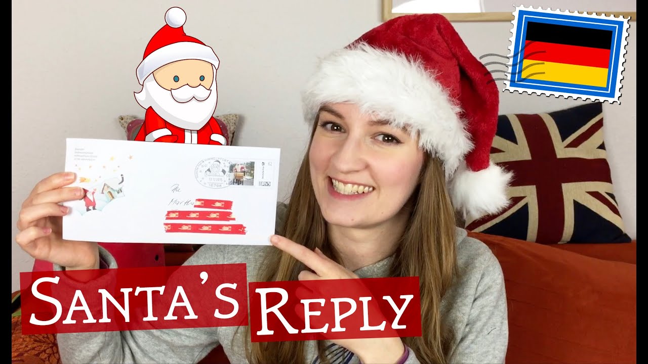 Santa wrote to me from Himmelpfort!