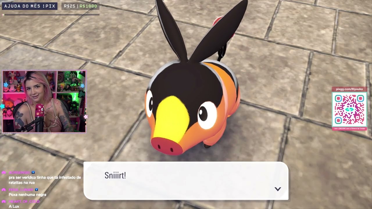 Riyuuka jogando Pok&eacute;mon Legends: Z-A #1