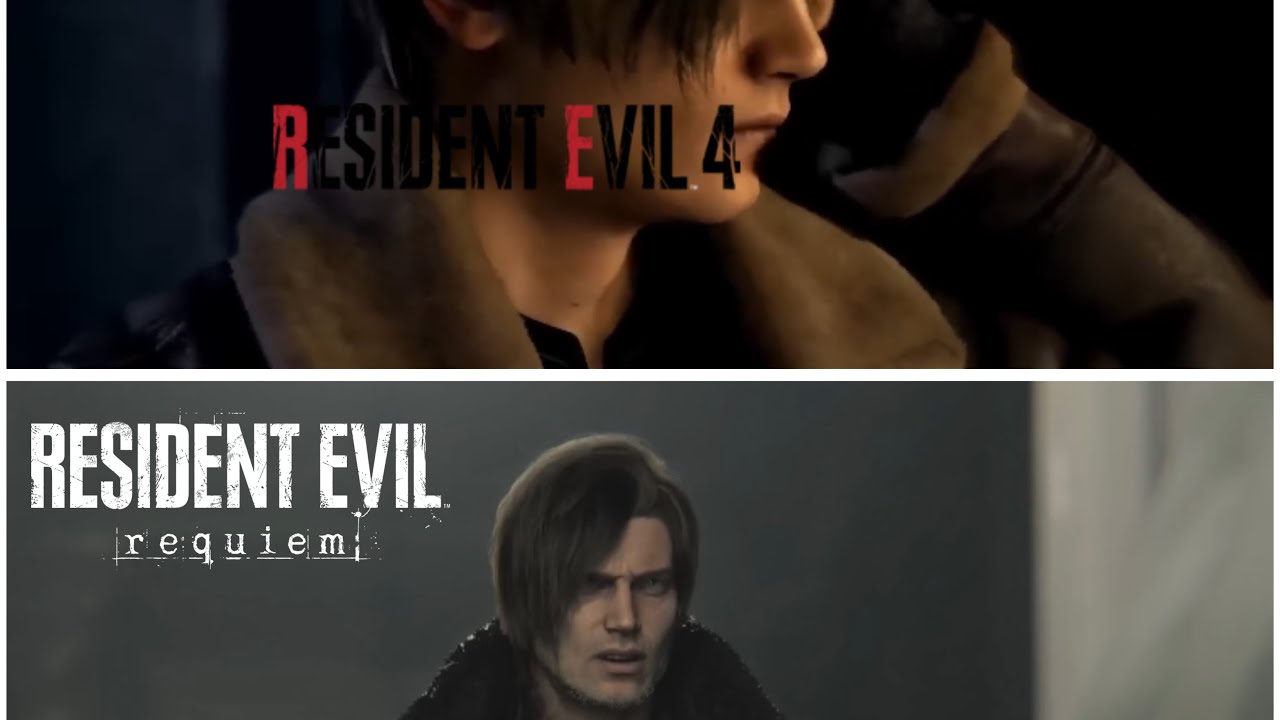 Resident Evil 4 remake vs Resident Evil 9 Requiem | Graphics | Details | comparison |