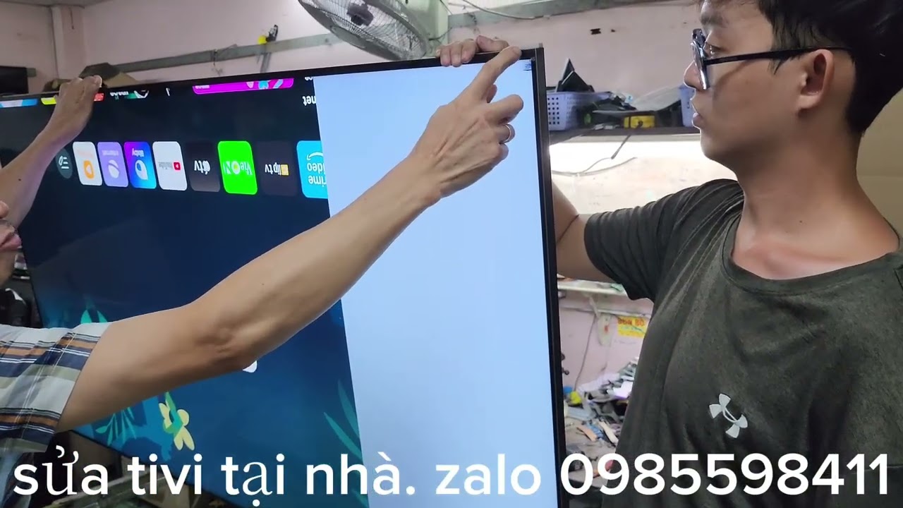 tivi samsung 65qn800c  8k  lỗi màn,  quá trình phục hồi em nó từ 8k về 4k .