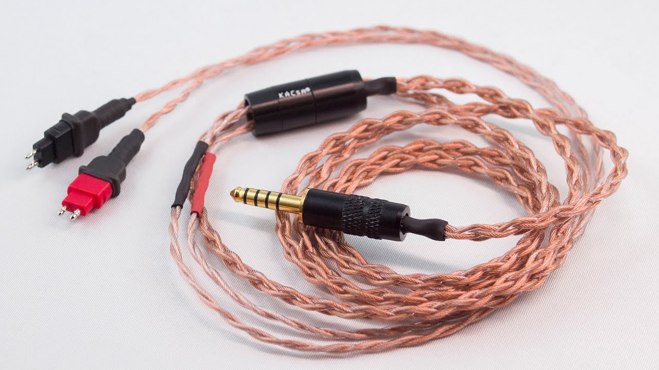 How to make a balanced headphone cable for Sennheiser HD 600 series (with 4.4 mm pentaconn plug)