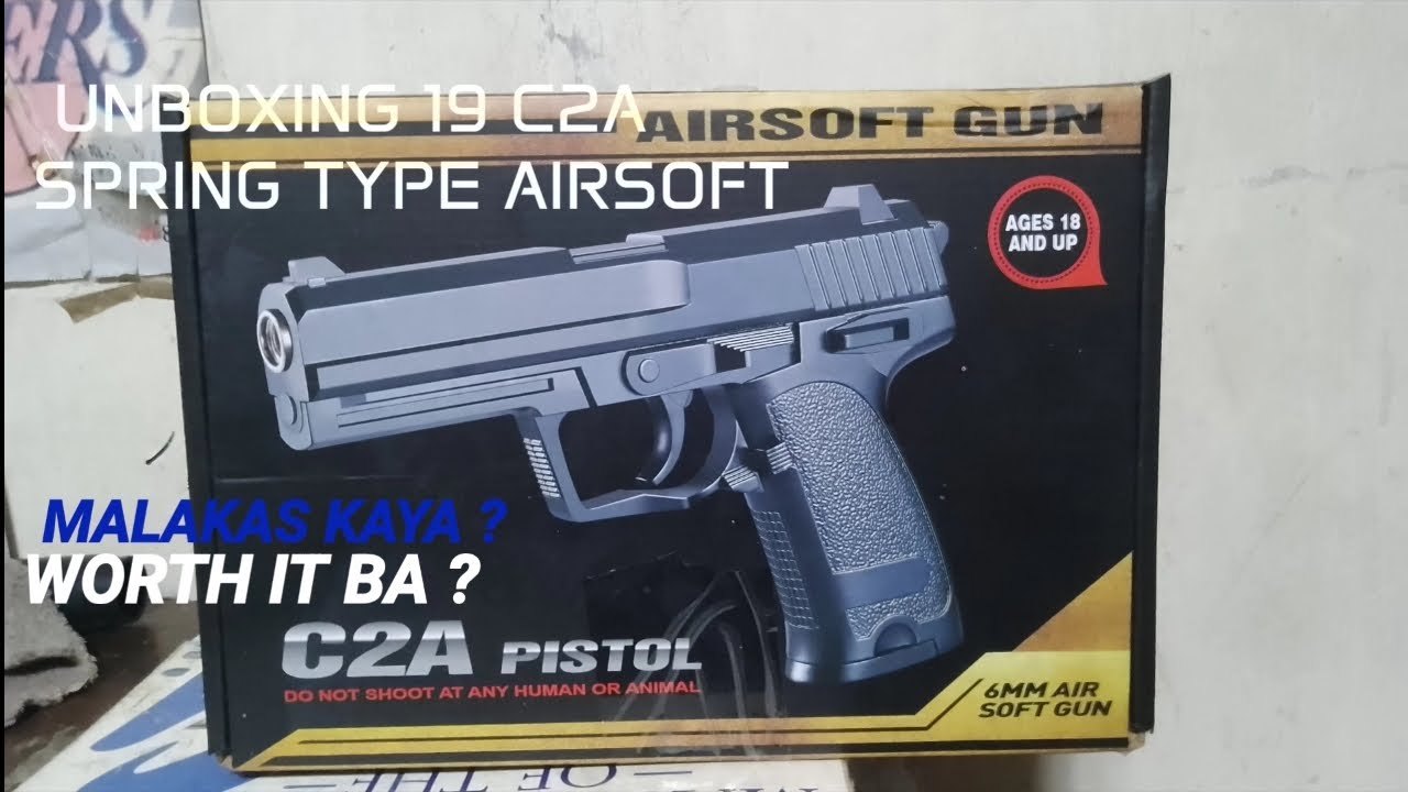 UNBOXING 19 C2A SPRING TYPE AIRSOFT