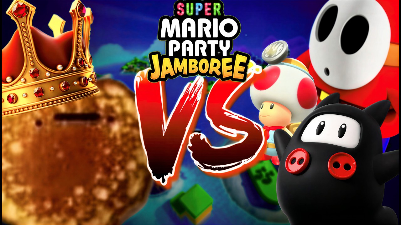 Jeder spielt gegen mich...😠| Mario Party Jamboree