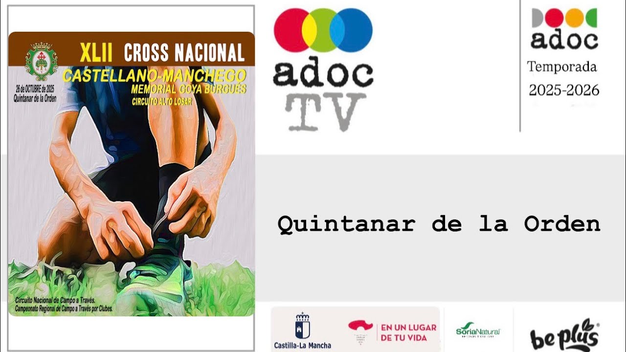 Programa 3 de #adoctv del cross de Quintanar de la Orden 2025 