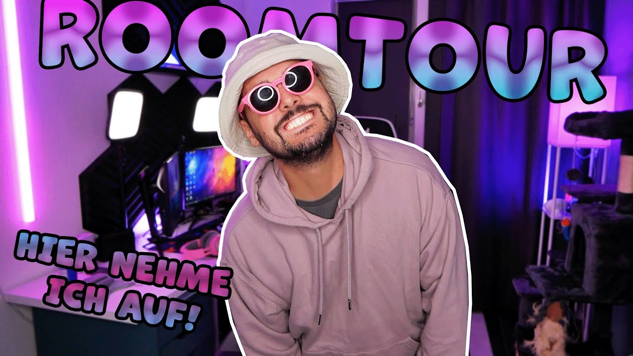 Kaan zeigt sein Aufnahmezimmer/Gaming-Room! Roomtour durch 