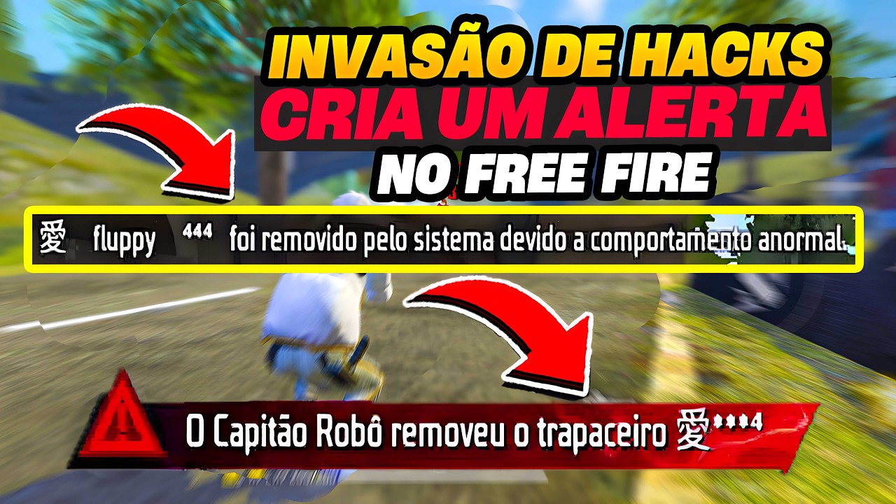 Os HACKERS ESTÃO DOMINANDO o FREE FIRE 😱 CUIDADO