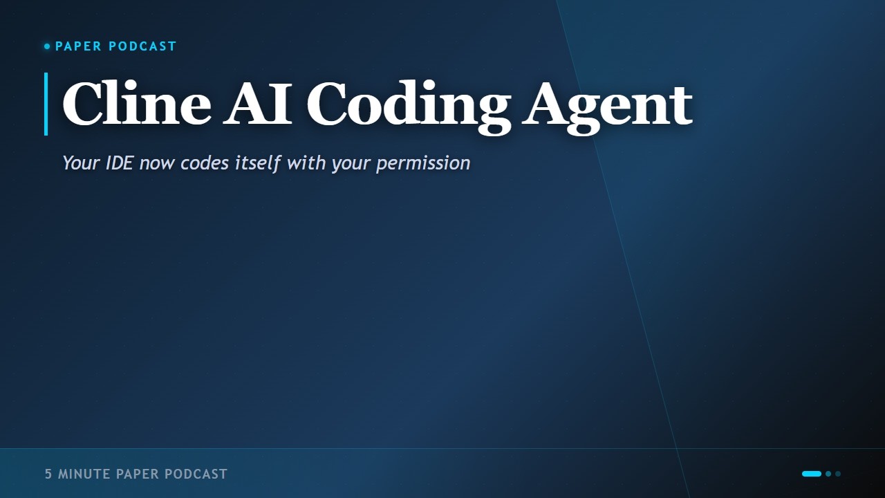 GitHub: cline | 5 Minute Paper Podcast