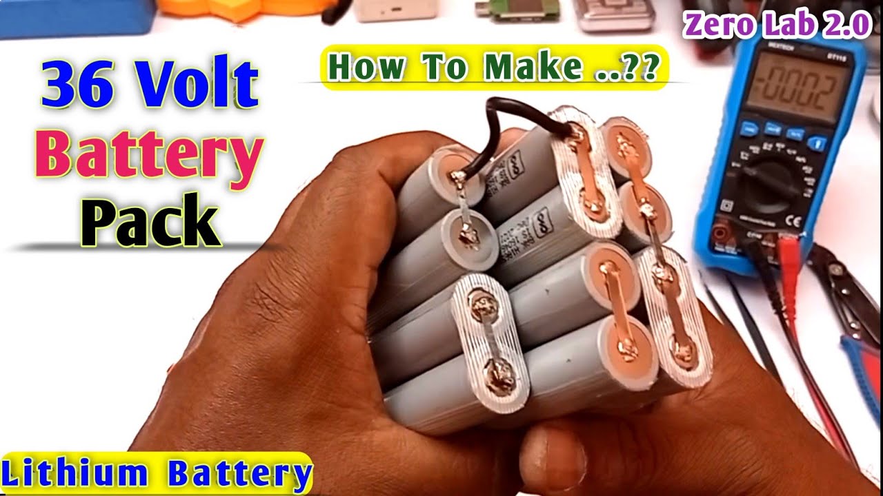 How to make Lithium Ion 36 Volt Battery Pack
