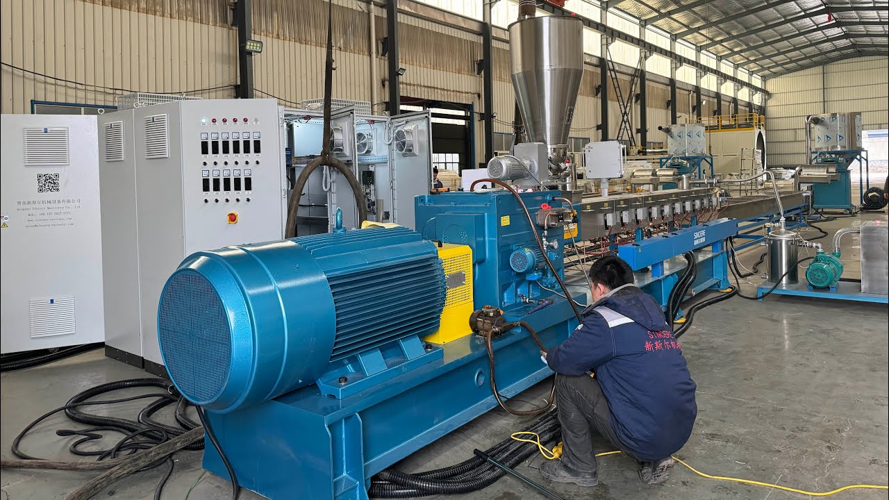 1000kg/h 1200kg/h virgin HDPE LDPE granules making pelletizing machine line