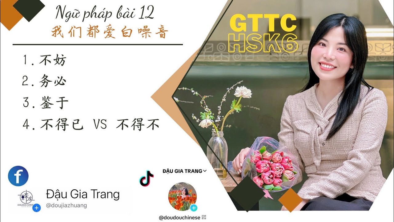 GTTC HSK6- Ngữ pháp bài 12