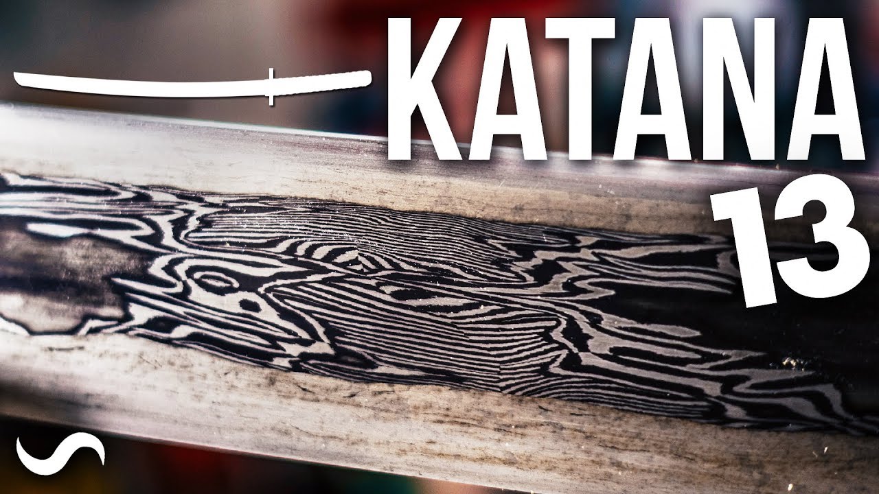 MAKING A KATANA!!! 1 MILLION LAYERS!!! PART 13 - THE PATTERN