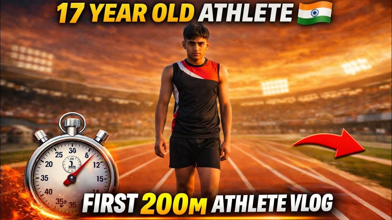 First Athlete Vlog 🏃‍♂️ | 17 Year Old Indian Runner