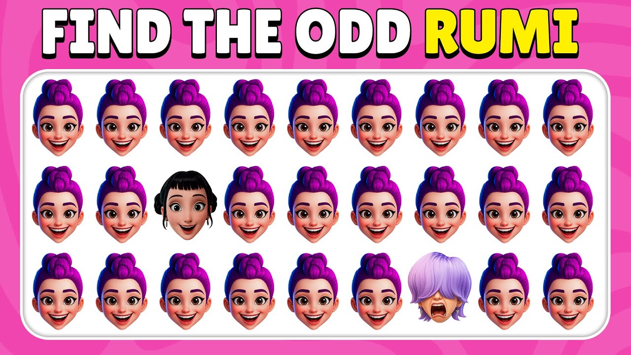 Find the Odd One Out - Kpop Demon Hunters Edition! Rumi, Jinu, Joey, Baby Saja | Quiz Bunny