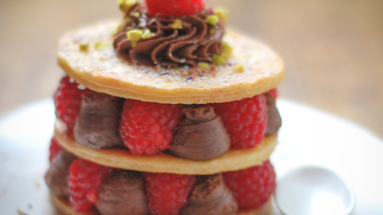Mille-feuille chocolat framboise épice - Recette FoodizBox n°47 par Noëmie Honiat