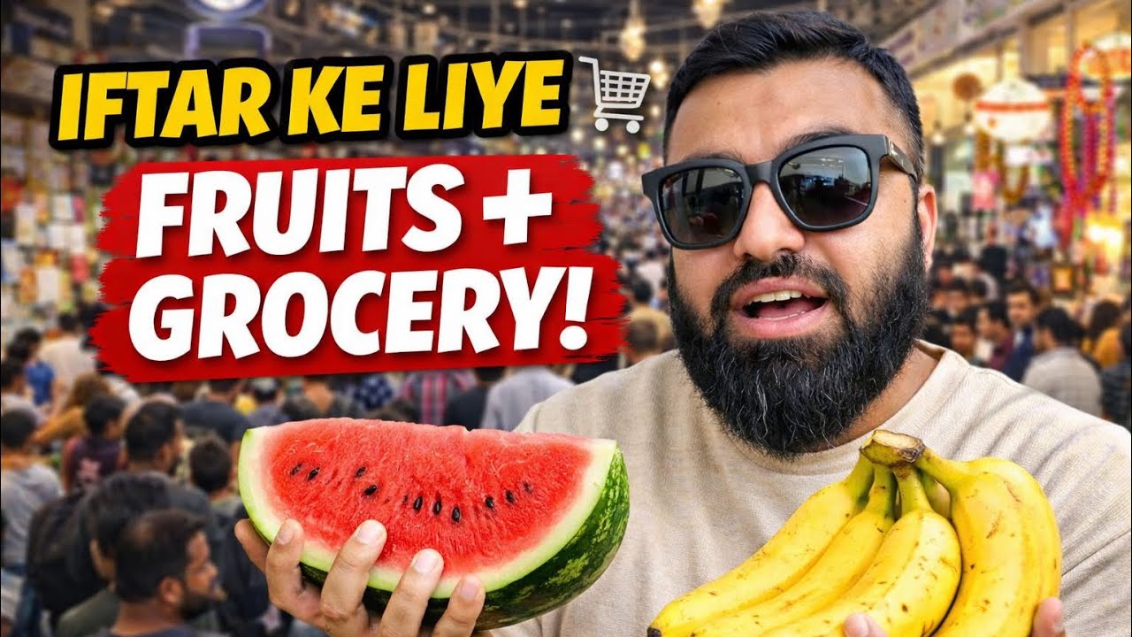 Iftar Ki Tayari 🕌 Fruits & Grocery Shopping Vlog | Ramadan 2026