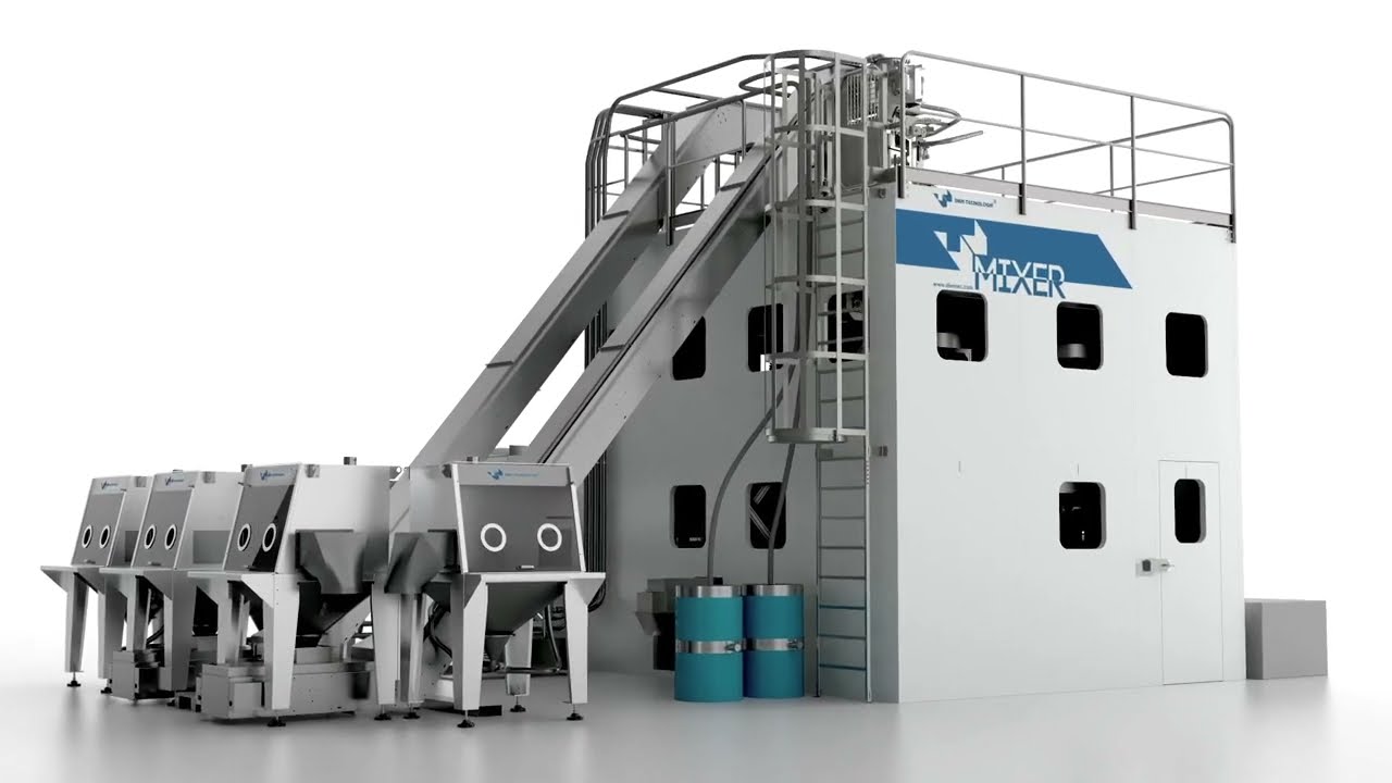DBM Tecnologie - Dosing and mixing system for composite materials Mod. MIXER