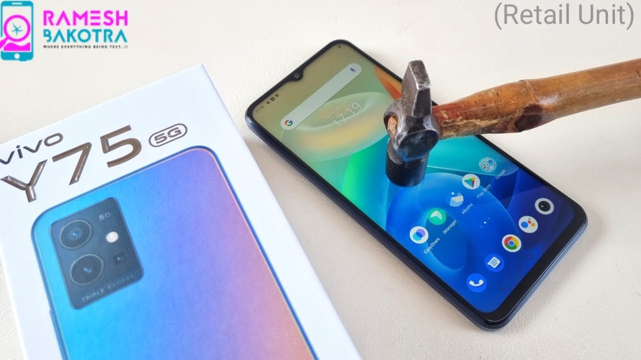 Vivo Y75 5G Screen Glass Scratch Test | 6.58 Inches IPS LCD Display