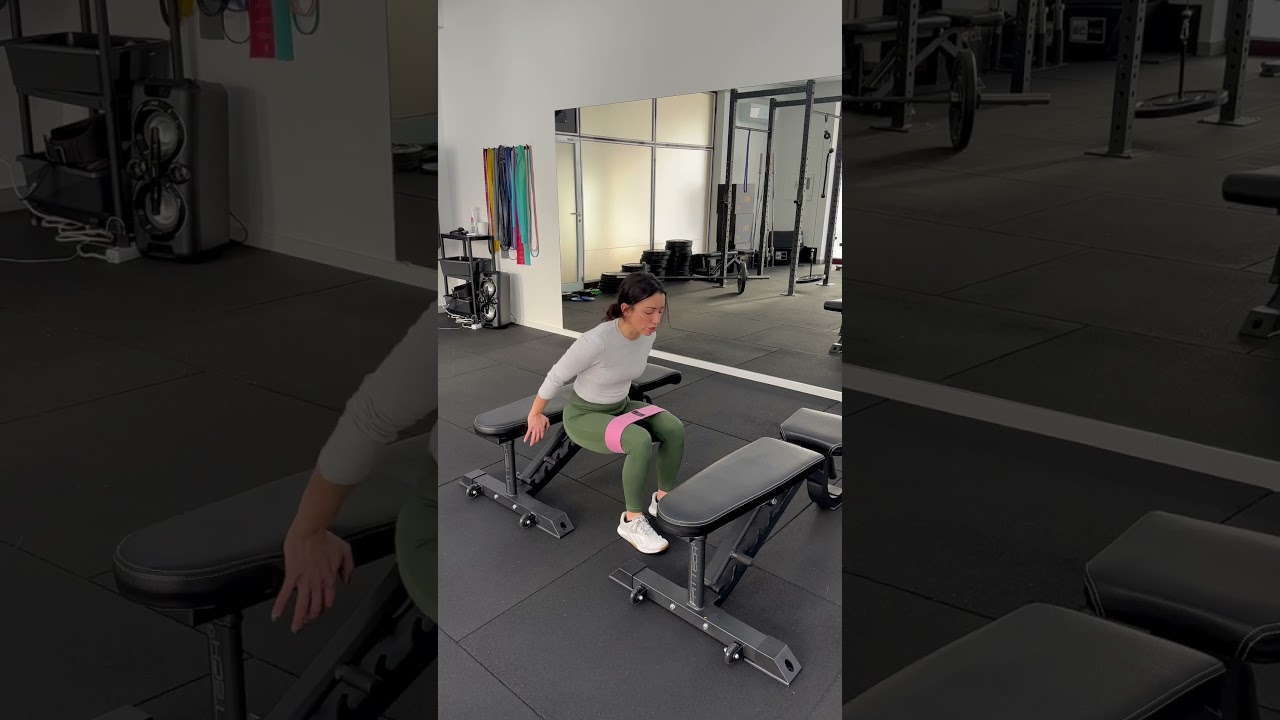 Banded feet elevated hip-thrust to abduction