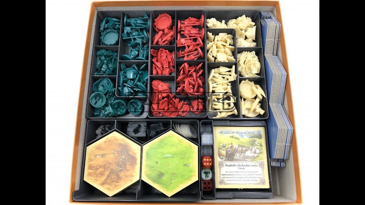 Catan + Námořníci + Města a rytíři - Custom insert