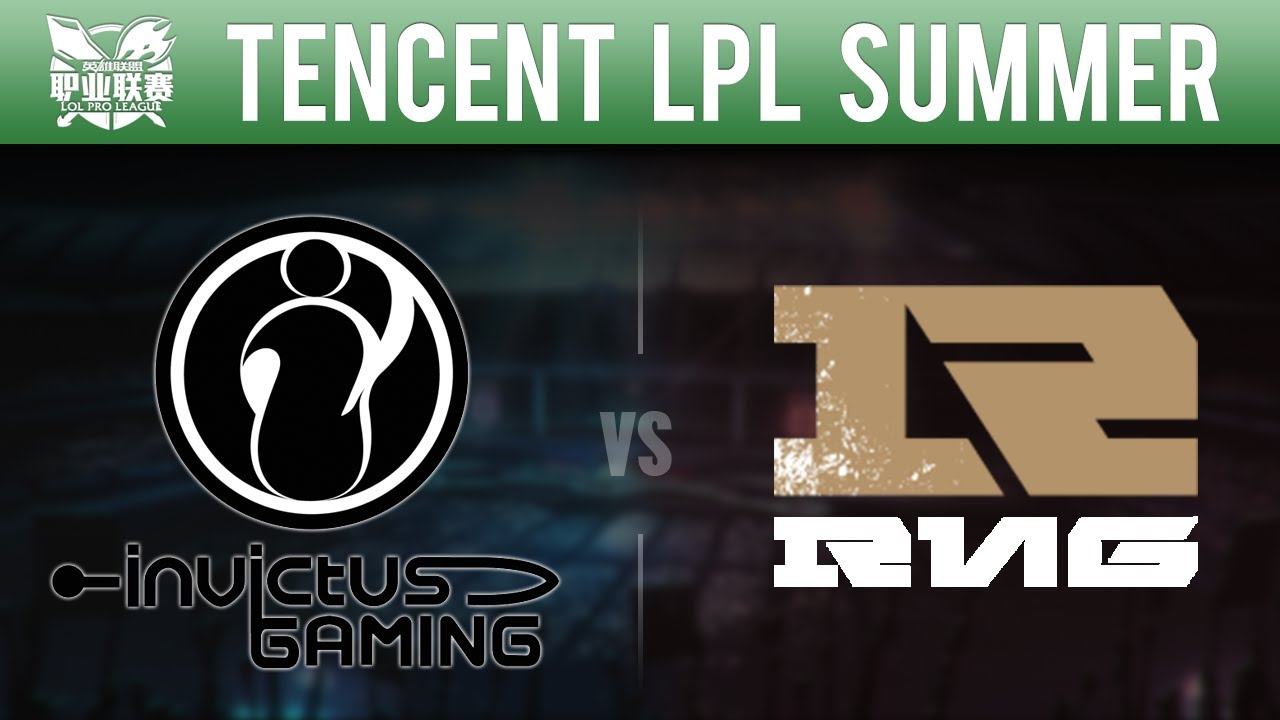 LPL Summer 2015 Week 10 Day 3 - Invictus Gaming vs Royal Never Give Up | Game 2 - IG vs RNG W10D3