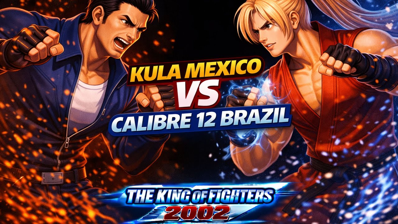 KULA VS CALIBRE 12 KOF 2002 - MEXICO vs BRAZIL !!!