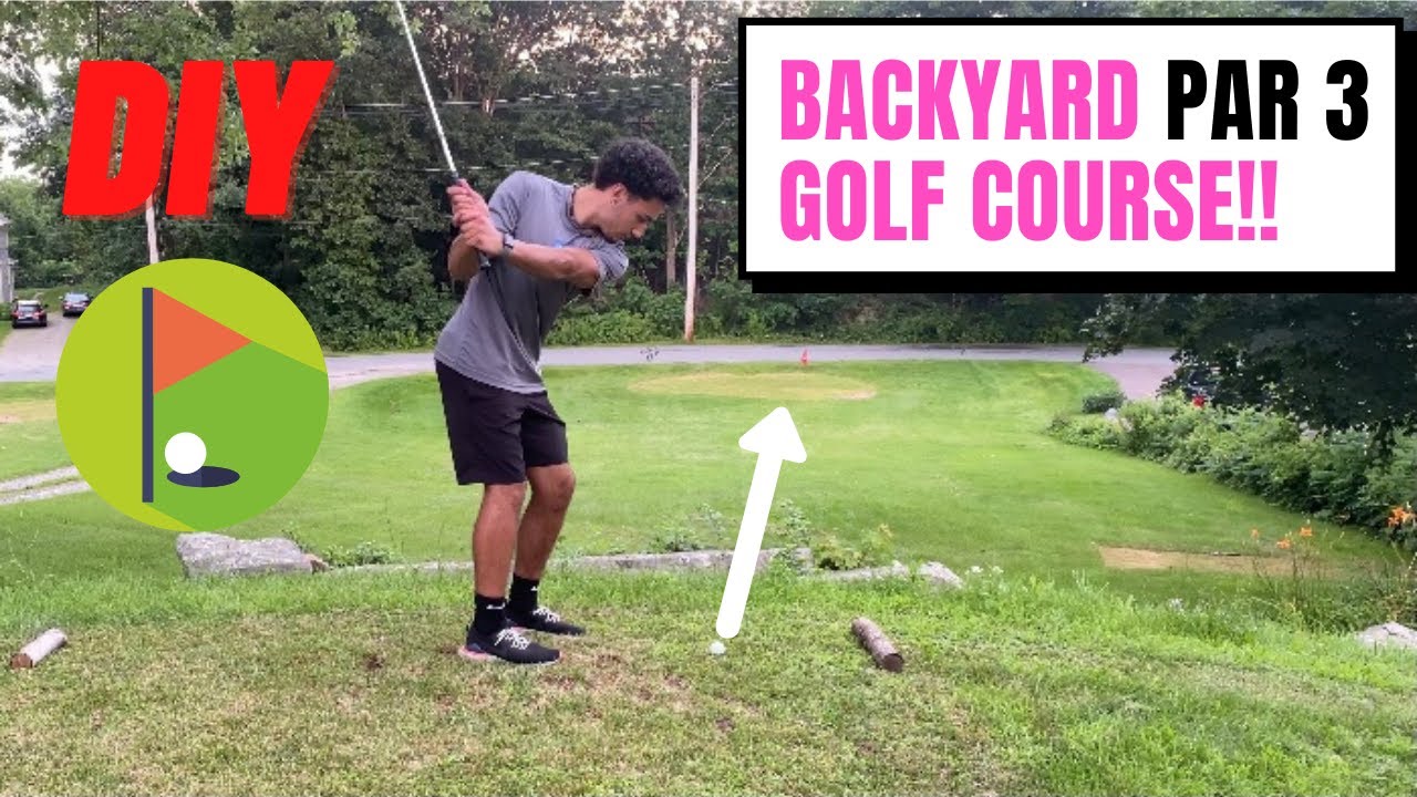 Поле для гольфа Par 3 на заднем дворе своими руками⛳️👀 9+ лунок своими руками!!