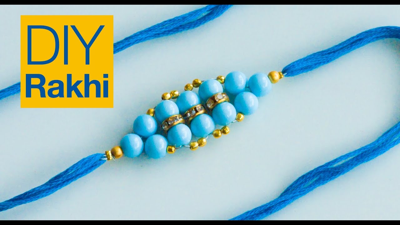 How to make rakhi | rakhi design for Raksha Bandhan | festival craft | Beads art\vineeta mishra