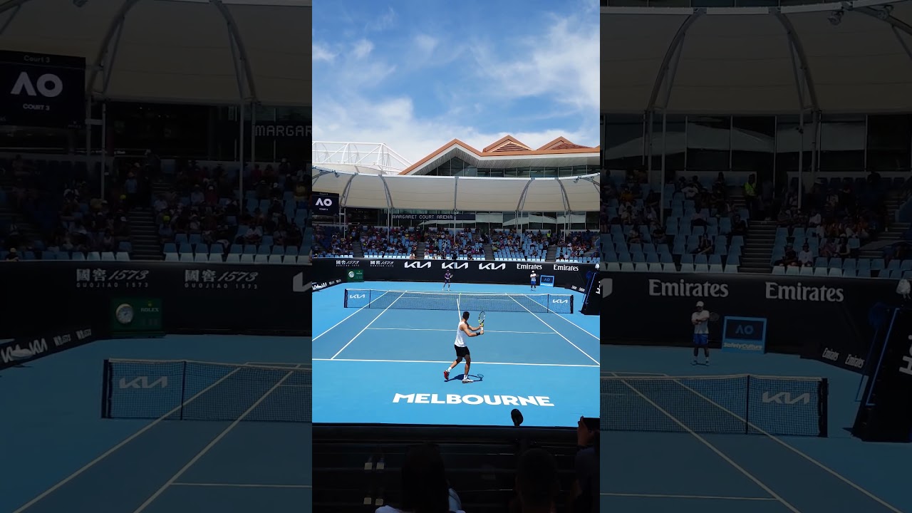 Carlos Alcaraz practicing at Melbourne | Australian Open 2025 #carlosalcaraz #ao25