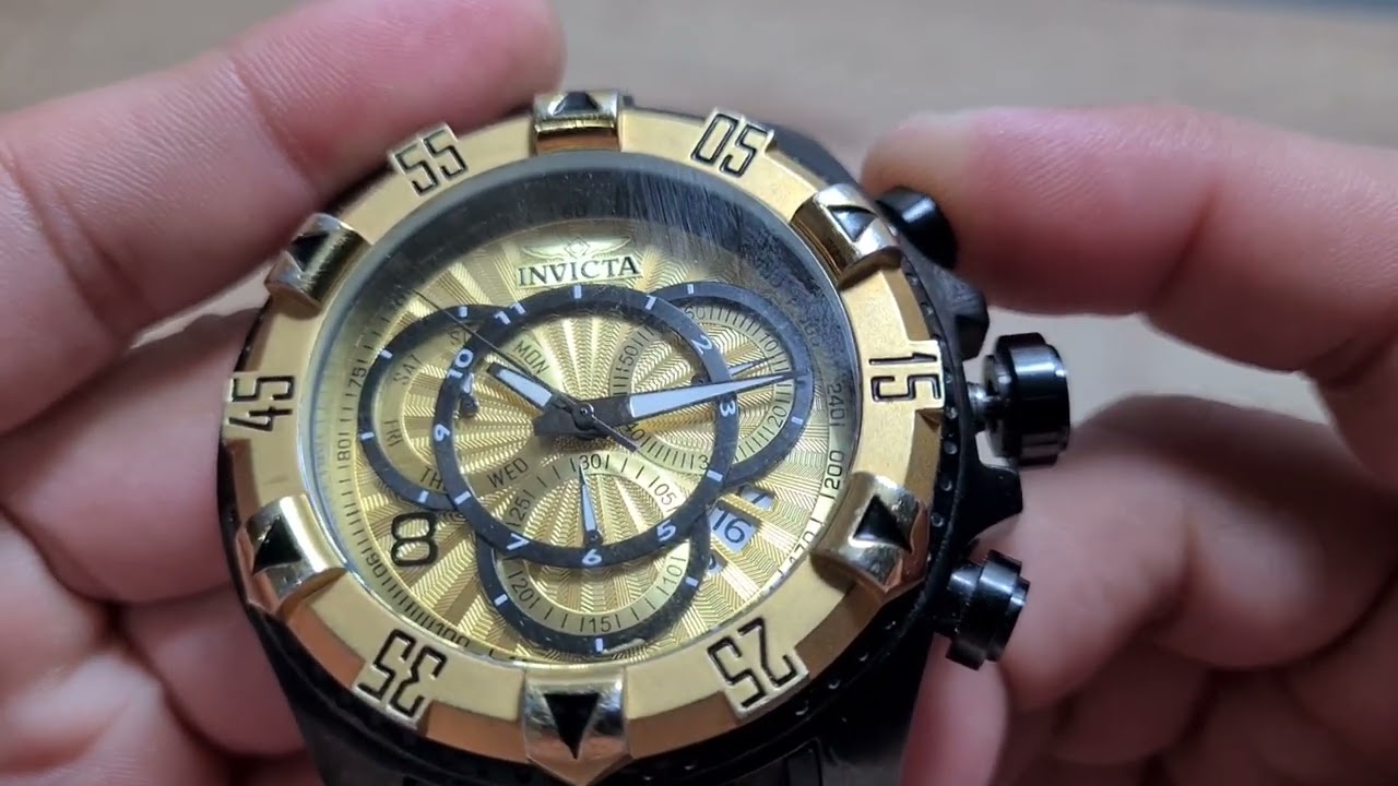 COMO SINCRONIZAR CHRONO DE MAQUINA RONDA SWISS, INVICTA EXCURSIÓN.