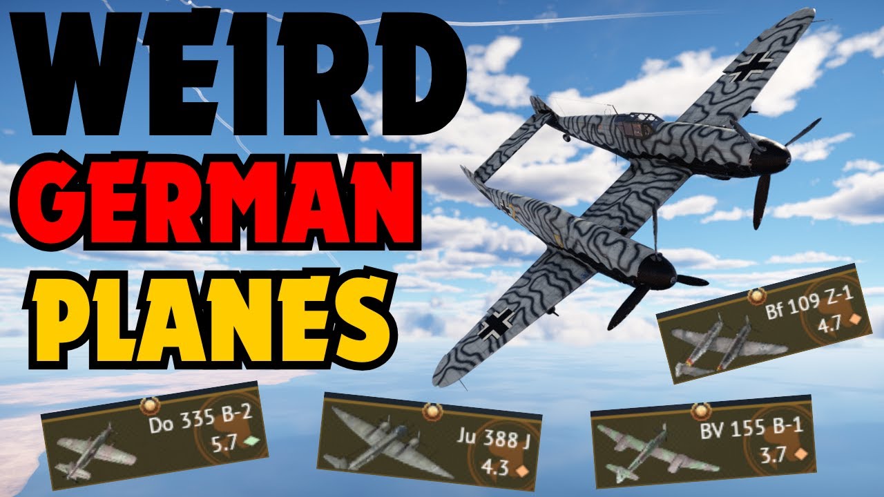 Странные немецкие самолеты в War Thunder!