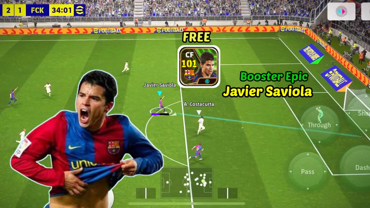 Free Epic Javier Saviola Smells the goal🔥| Beast Striker from Free chance❤️| eFootball 2025 Mobile