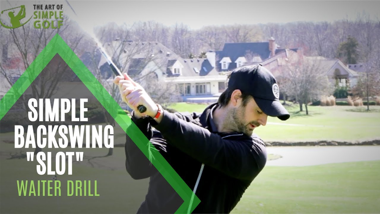 Backswing Plane Made Simple With The Waiter Drill!
