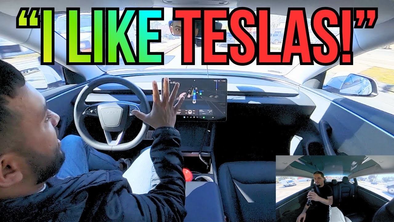Basketball Player's First Time Seeing Tesla FSD | 
