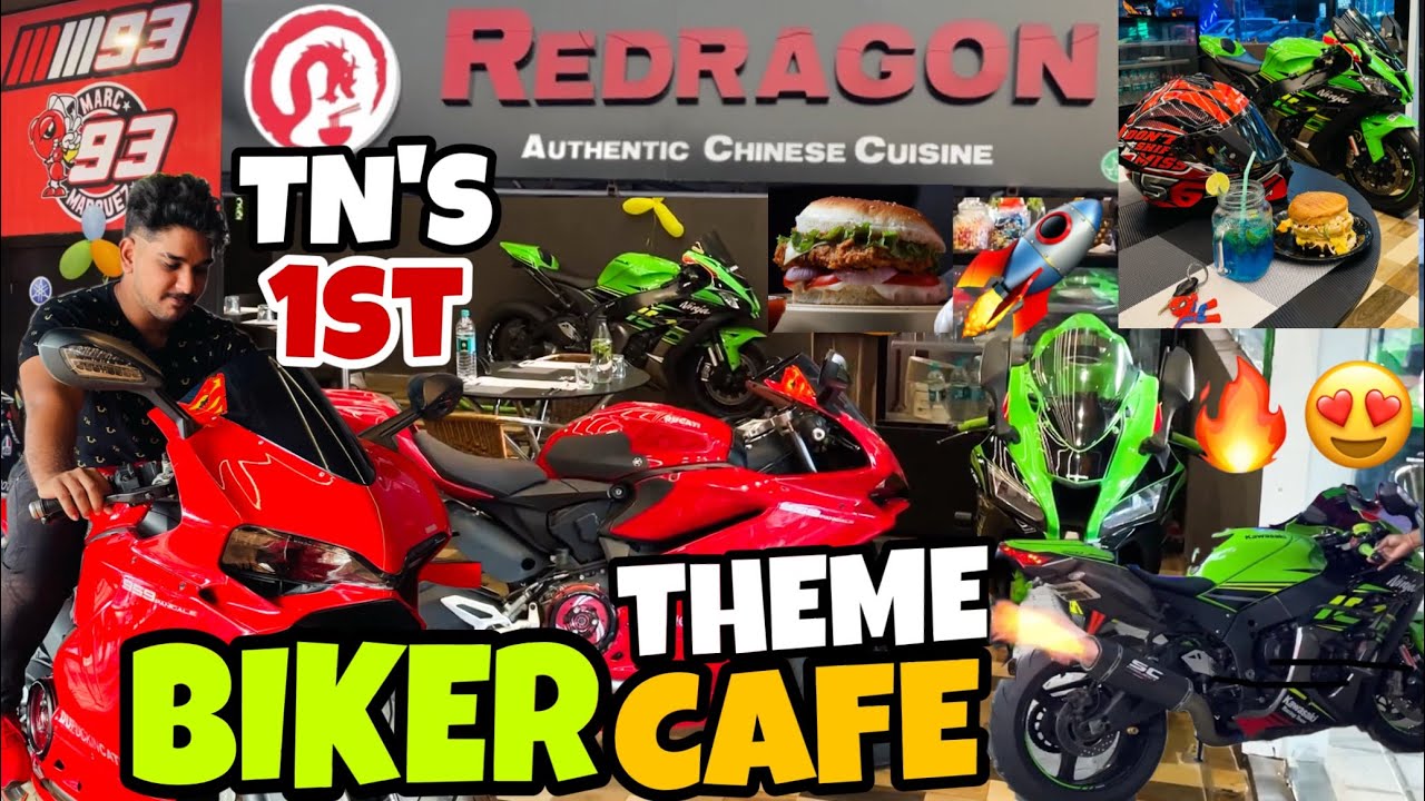 CHENNAI'S 1st BIKER THEMED RESTAURANT - PITSTOP REDRAGON!