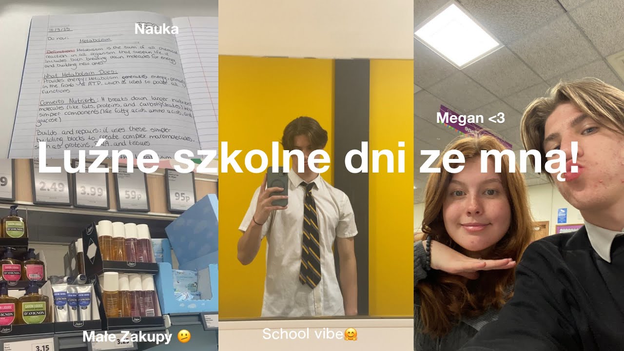 Luźne szkolne dni ze mną! | Dawid Zozolek