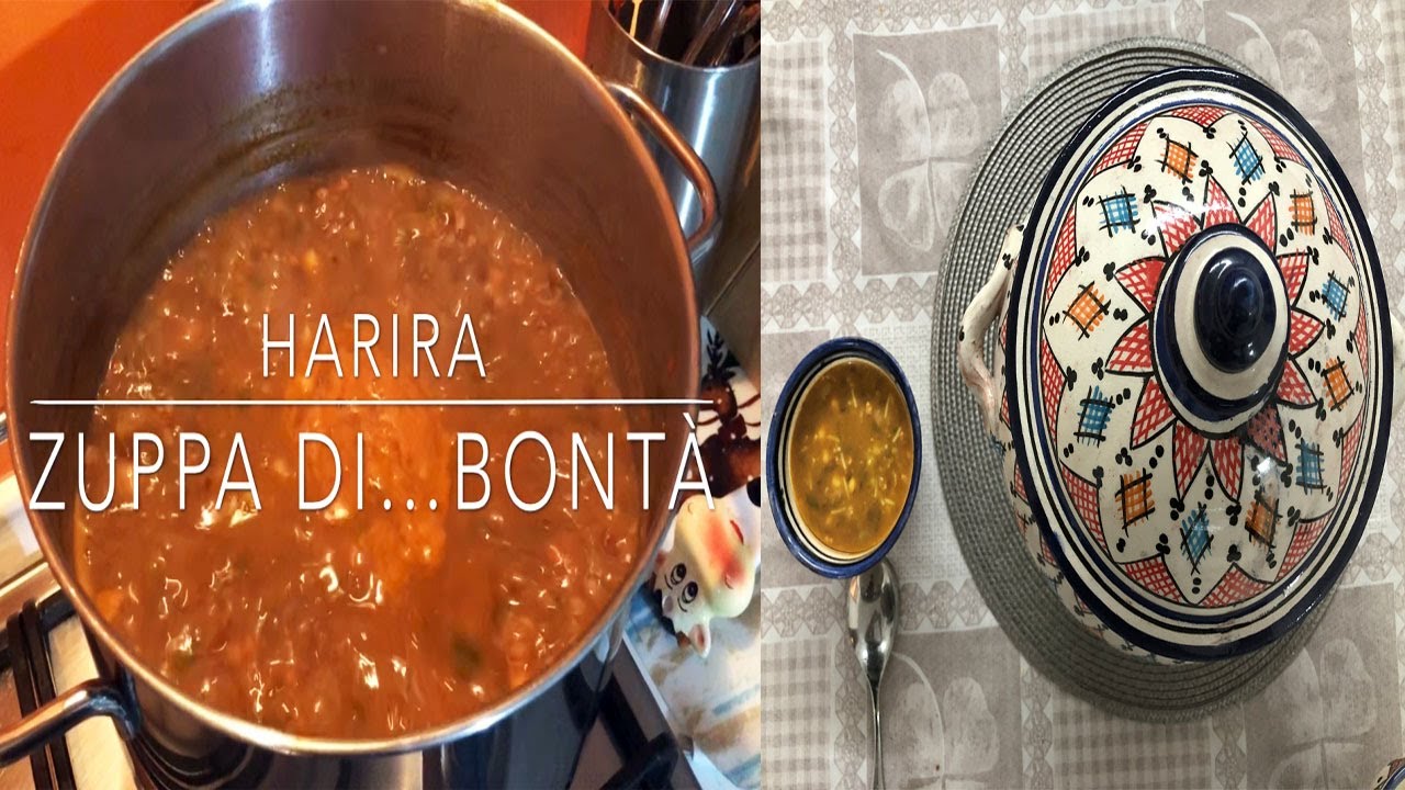 Harira, la vera zuppa marocchina di legumi. Bontà e profumo di delizia. حريرة مغربية 100%