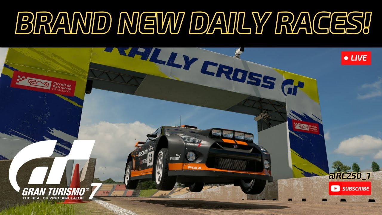 🔴LIVE: Gran Turismo 7 - Brand New Daily Races First Look!