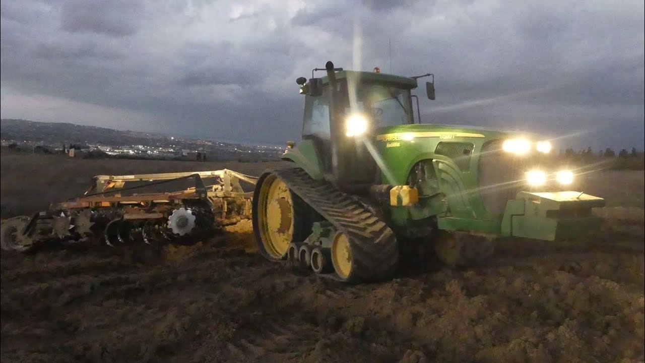 EXTREME MOTOR SOUND ×2 | TRACKED JOHN DEERE 8520T + MA/AG CULTIRAPID | JD 5720 + GASPARDO PINTA SC