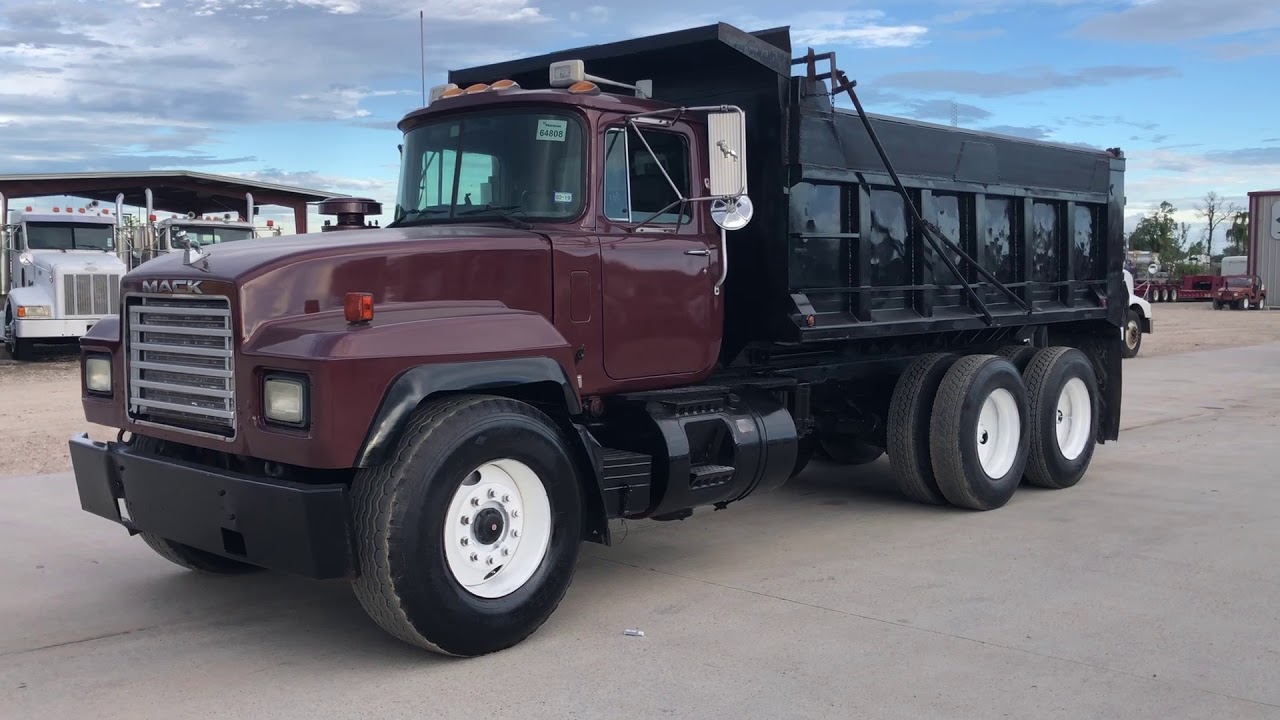 2001 Mack RD690S Dump Truck Cammelback Suspension