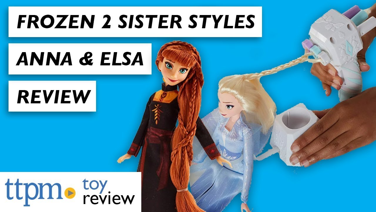 Disney Frozen 2 Sister Styles Dolls from Hasbro