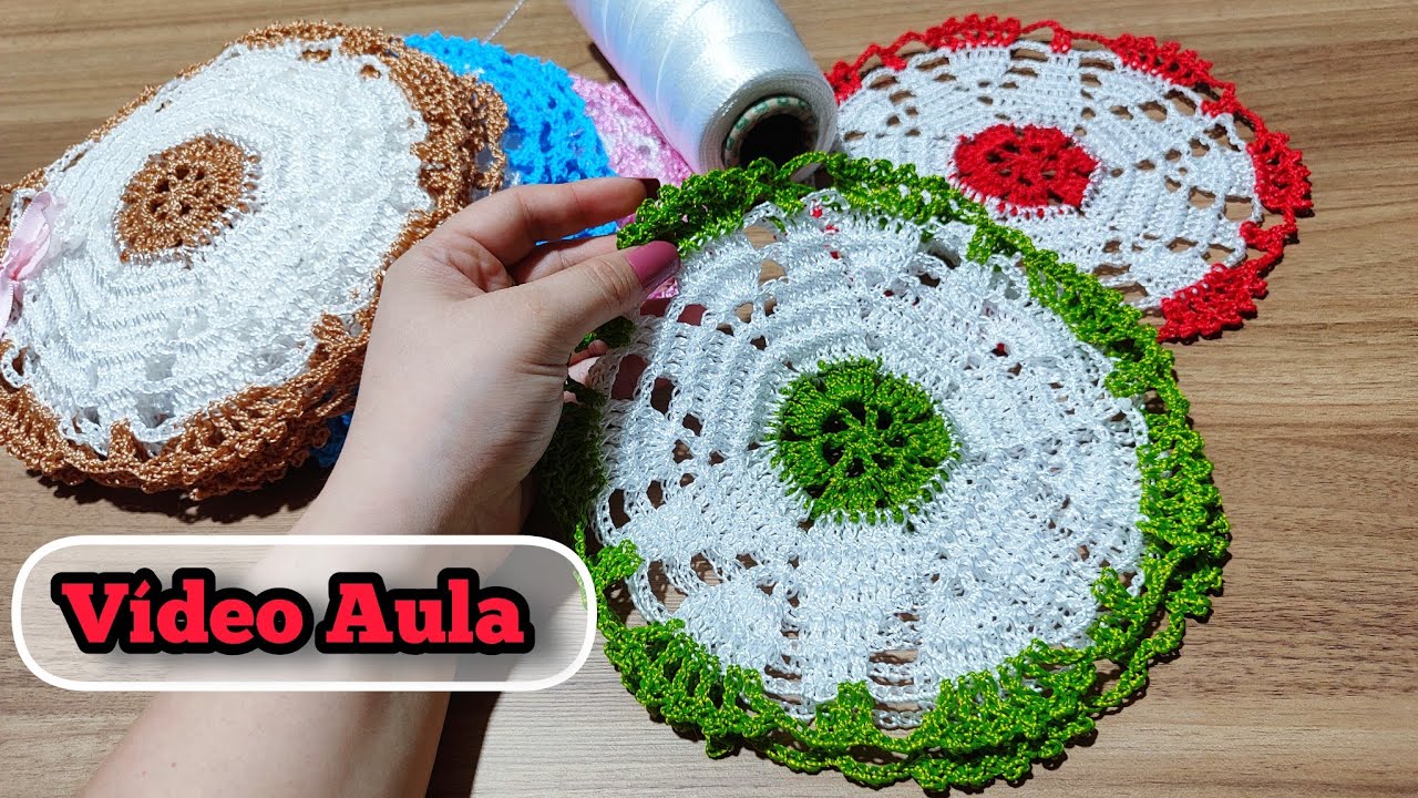 TOALHINHA EM CROCHÊ DE LINHA FINA RÁPIDA E FÁCIL, PONTO ALONGADO -VIDEO AULA #croche