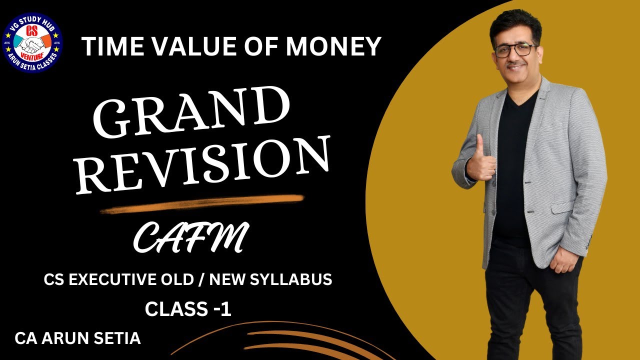 🔴GRAND REVISION I CAFM I FSM & CMA I OLD & NEW SYLLABUS 🔴| June 2024 | Don't Miss