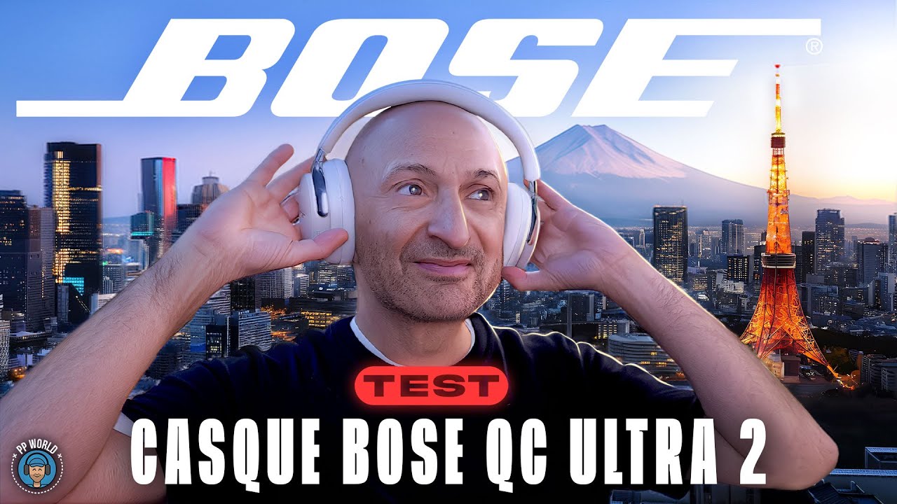 TEST : Casque BOSE QC Ultra 2 (vs Ultra 1, Sony XM6, Apple...tournage à TOKYO)