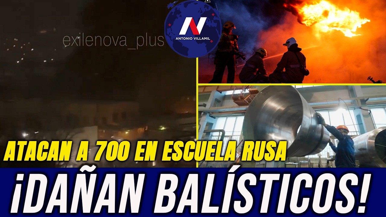 ¡Dañan balísticos! Impactan fábrica de los ICBM y Oreshnik. Kiev intenta atacar 700 en escuela rusa.