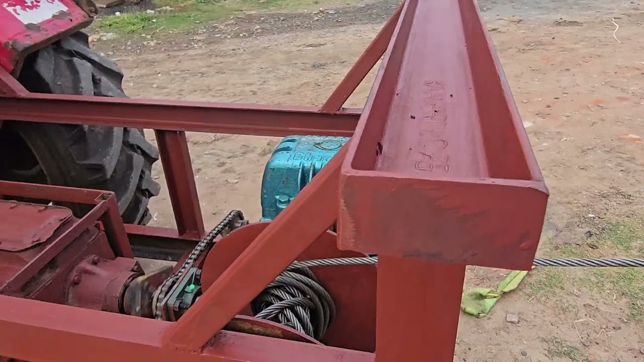 Тяжелая тракторная лебедка с шестернями